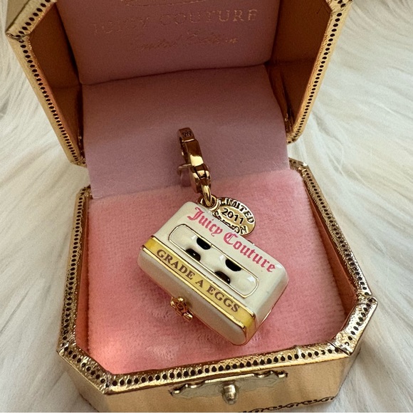 Juicy Couture Jewelry - Authentic 2011 Juicy Couture Colorful Easter Egg Carton Charm